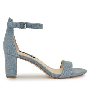 Call It Spring Denim Blue Heeled Sandals